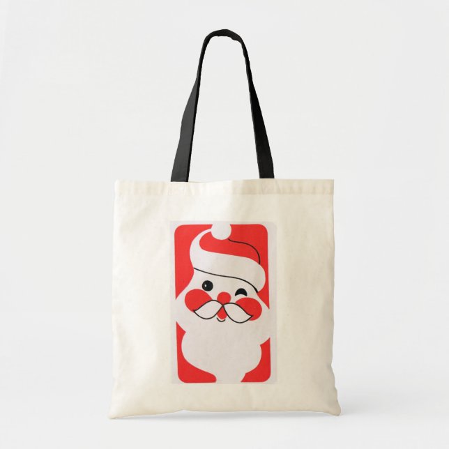 Jolly Santa Claus Tragetasche (Vorne)