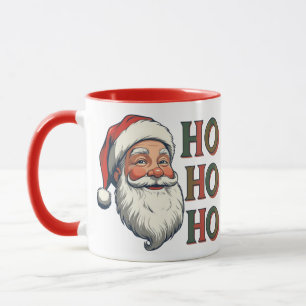 Jolly Santa Ho Ho Ho Weihnachtsmann Tasse