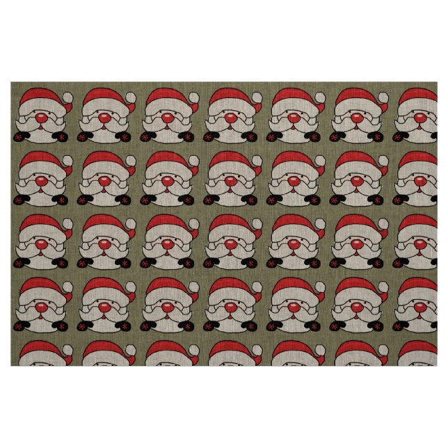Jolly Santa Stoff (Fat Quarter (45,7 x 55,9 cm))