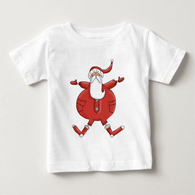 Jolly Santa T - Shirt und Geschenke (Vorderseite)