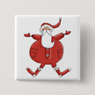 Jolly Santa T - Shirt und Geschenke Button