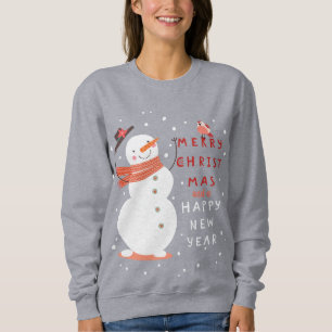 Jolly Snowman Christmas - Warme Wünsche Sweatshirt