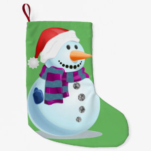 Jolly Snowman Kleiner Weihnachtsstrumpf