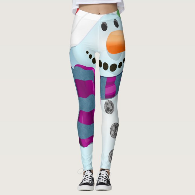Jolly Snowman Leggings (Vorderseite)
