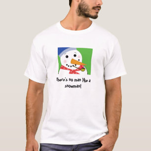 Jolly Snowman mit Corncob Pipe T-Shirt