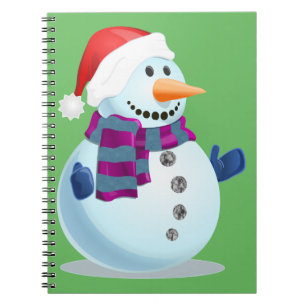 Jolly Snowman Notizblock