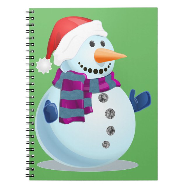 Jolly Snowman Notizblock (Vorderseite)