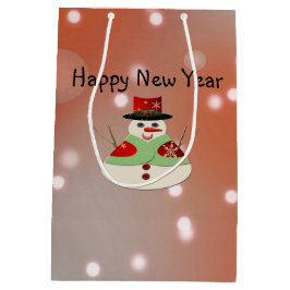 Jolly Snowman Snowy Dreams Mittlere Geschenktüte