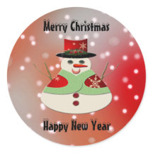 Jolly Snowman Snowy Dreams