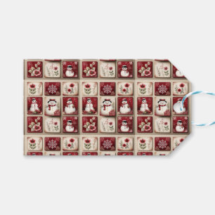 Jolly Snowmen Geschenkanhänger