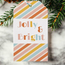 Jolly und Bright Streifen von und nach Weihnachten