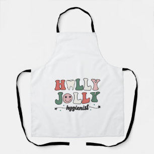 Jolly und Hygienist Zahnarzt Weihnachten Schürze