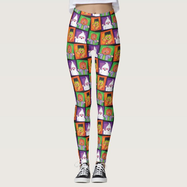 JollyKins Halloween Friends Leggings (Vorderseite)