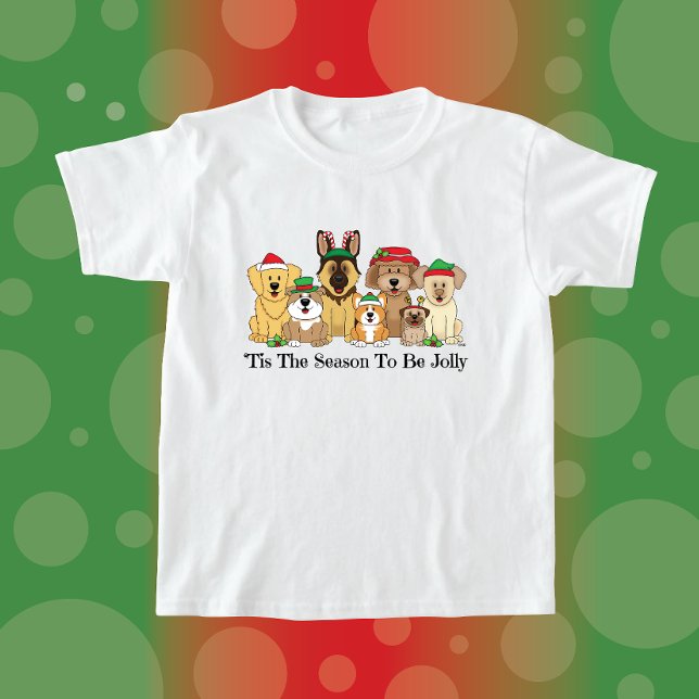JollyKins Holiday Dogs T-Shirt (Von Creator hochgeladen)