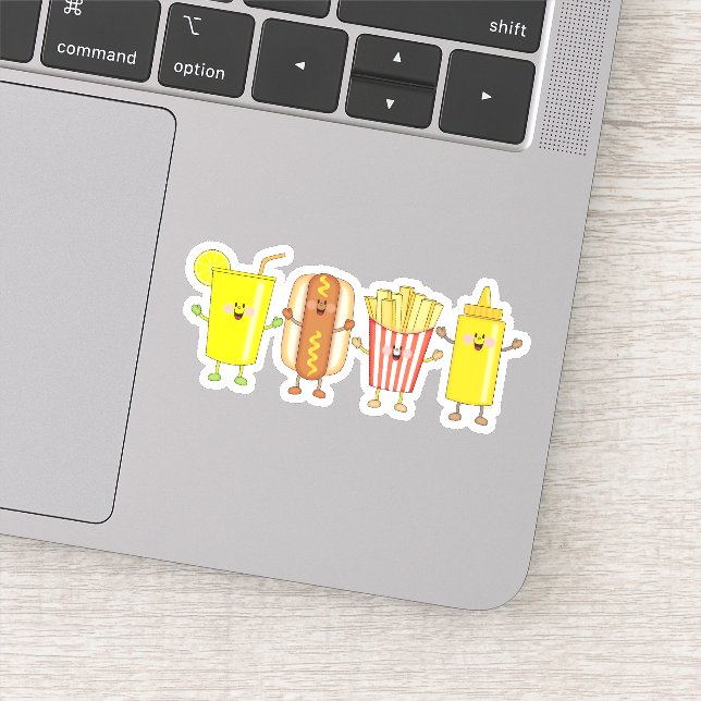 JollyKins Hot Dog Friends Aufkleber (Detail)