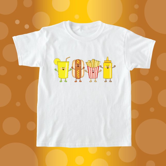 JollyKins Hot Dog Friends T-Shirt (Von Creator hochgeladen)