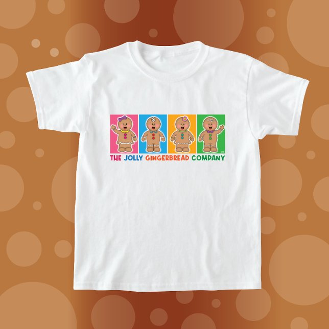 JollyKins Jolly Gingerbread Co. T-Shirt (Von Creator hochgeladen)