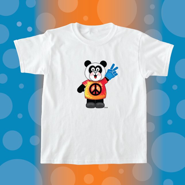 JollyKins Peace Panda T-Shirt (Von Creator hochgeladen)