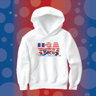 JollyKins USA Winter Sports Hoodie