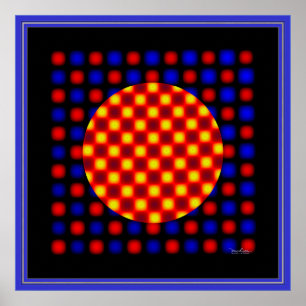 Joltering-optische Illusion Poster