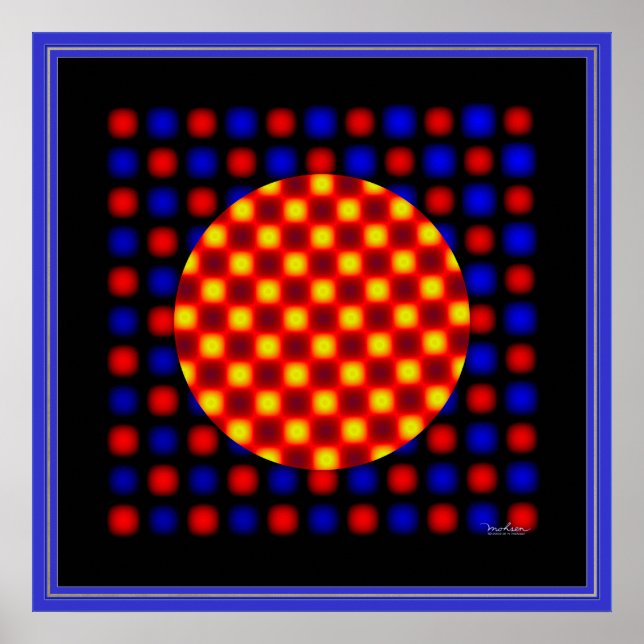 Joltering-optische Illusion Poster (Vorne)
