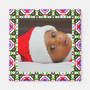 Joly and Festive Christmas Foto Picture Frame M Magnet