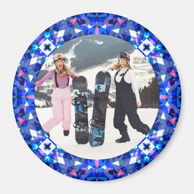 Joly und Festivals Weihnachts Foto Bilderrahmen Ma Magnet (Vorne)