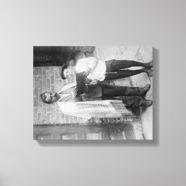 Jom Kippur: Jüdisches Volk mit Tanakh Leinwanddruck (Vorderseite)