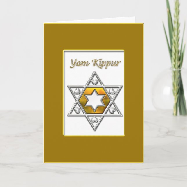 Jom-Kippur Karte (Vorderseite)