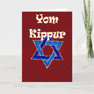 Jom-Kippur-Karte Karte