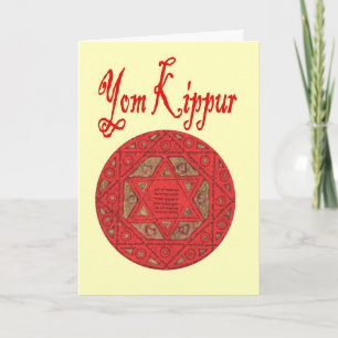 Jom-Kippur-Karte Karte
