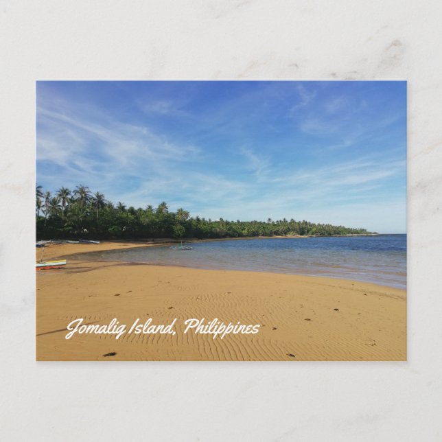 Jomalig Island, Philippinen Postkarte (Vorderseite)