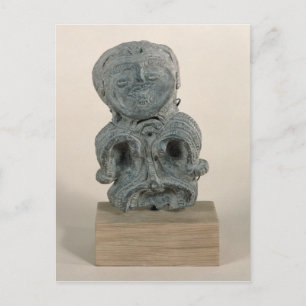 Jomon figurine postkarte