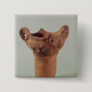Jomon Vase von der Kanto Provinz Button
