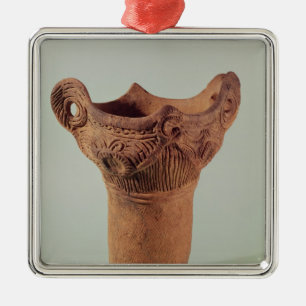 Jomon Vase von der Kanto Provinz Silbernes Ornament