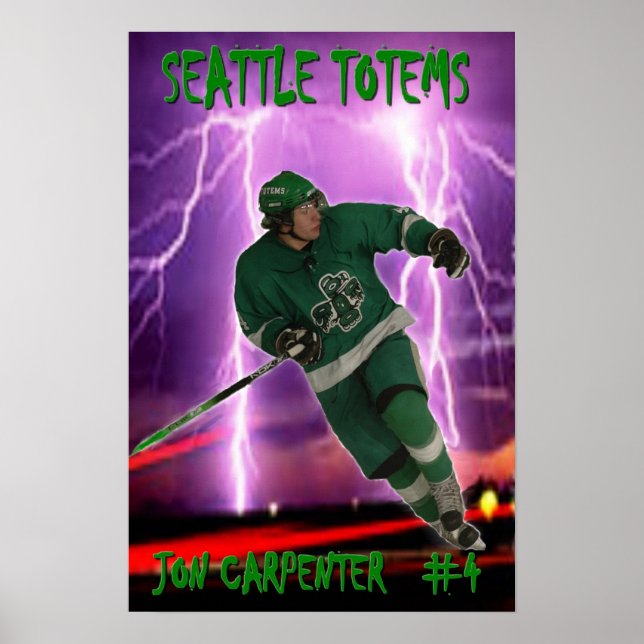 Jon Carpenter - Seattle Totems Poster (Vorne)