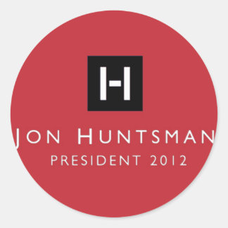 Jon Huntsman 2012 Präsident Runder Aufkleber
