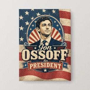 Jon Ossoff Für den Präsidenten Politik Button