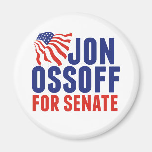 Jon Ossoff für den Senat Wahlen 2026 Georgia Magnet