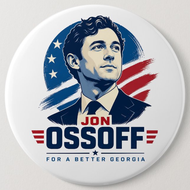 Jon Ossoff für ein besseres Georgia Button (Vorderseite)