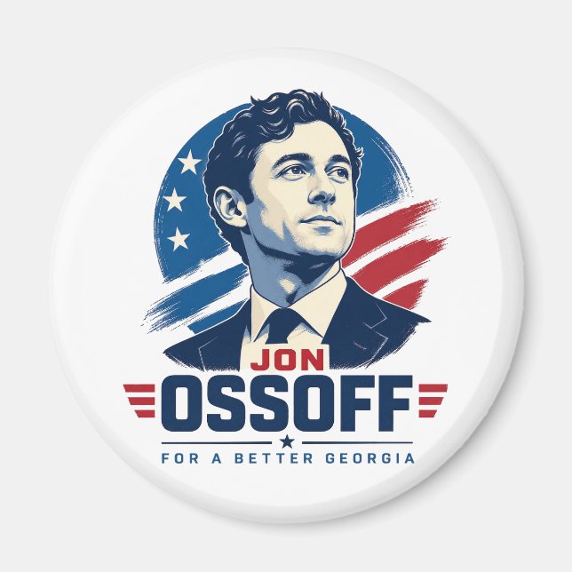 Jon Ossoff für ein besseres Georgia Magnet (Vorne)