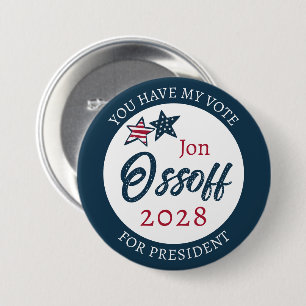 Jon Ossoff für Präsident 2028  Button