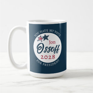 Jon Ossoff für Präsident 2028  Kaffeetasse