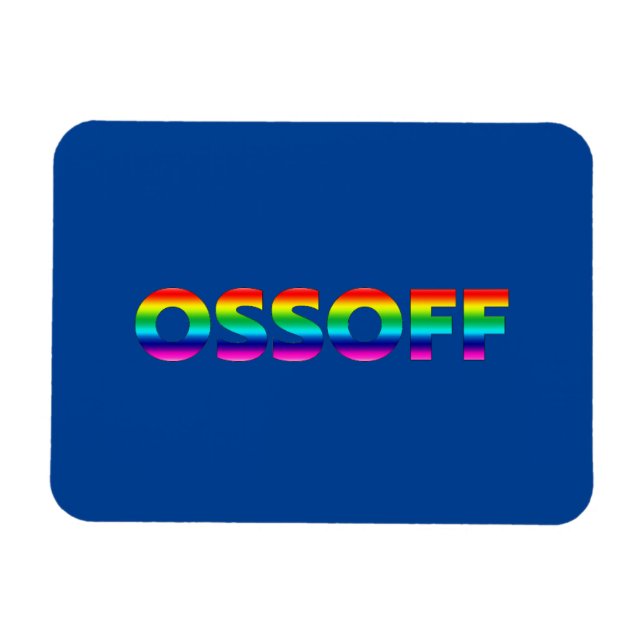 Jon Ossoff Georgia Senat Runoff Stolz blau Magnet (Horizontal)