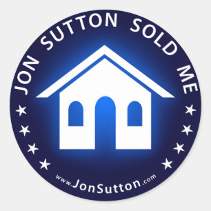 Jon Sutton Sold Me Runder Aufkleber
