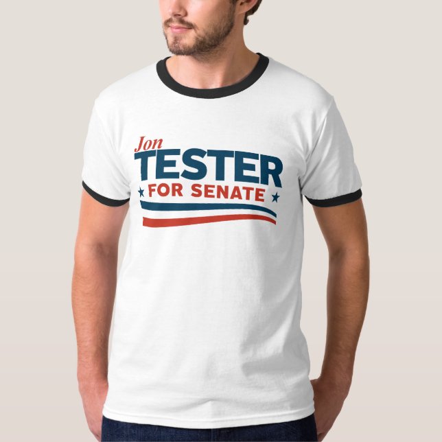 Jon Tester für Senat T-Shirt (Vorderseite)
