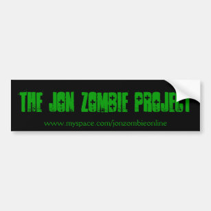 Jon Zombie-Projektaufkleber Autoaufkleber