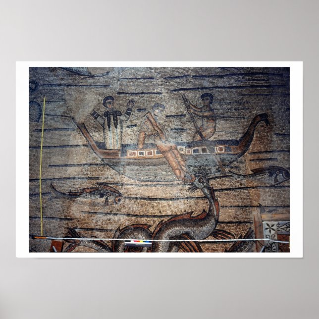 Jona wird von einem Wal verschluckt, Details aus e Poster (Vorne)