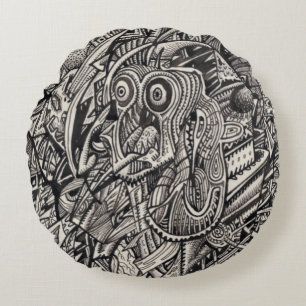 Jonah Complex Rundes Kissen