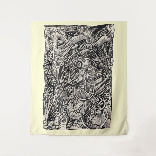 Jonah Complex  Wandteppich (Vorderseite)